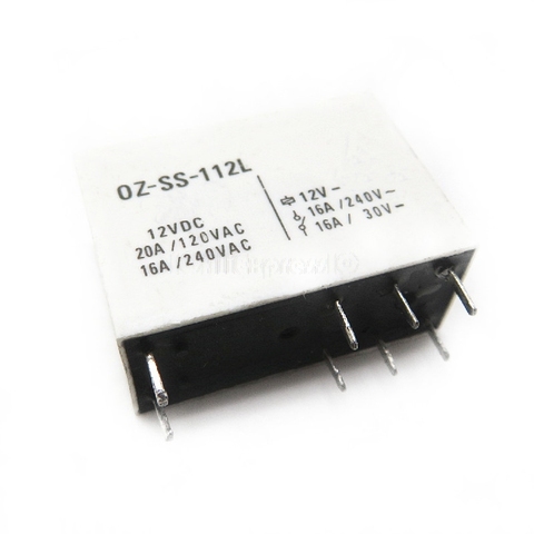 1pcs/lot OZ-SS-112L OZ SS 112L 12VDC 12V relay OZ-SS-112L1 16A In Stock ► Photo 1/1