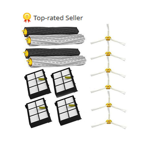 High Quality Tangle-Free Debris Extractor & Hepa filter & side brush for iRobot Roomba 800 900 Series 870 880 980 ► Photo 1/5