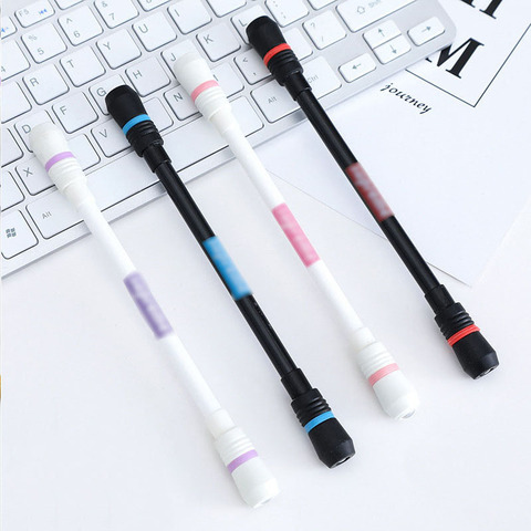 Creative Erasable Gel Pen 0.5mm Funny Rotating Pen Spinning Gaming Pens for Kids Students Writing Toys Kawaii Stationery Pen ► Photo 1/6