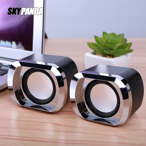 Computer Speakers USB Powered AUX Wired Input Bass Stereo Speakers 2*3W/4Ω Powerful Loudspeaker ► Photo 1/6