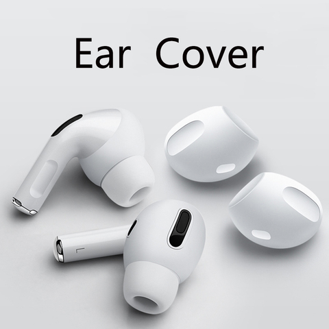 2pcs Earphone Case Cover for Airpods Pro Silicone Anti-Slip Soft Earbuds Eartips Cap forApple Airpods Pro 3 Accessories ► Photo 1/6