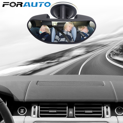 FORAUTO Baby Mirrors Car Back Seat Baby View Mirror Rotation Adjustable Suction Cup Car Interior Rearview Mirror Interior Parts ► Photo 1/6