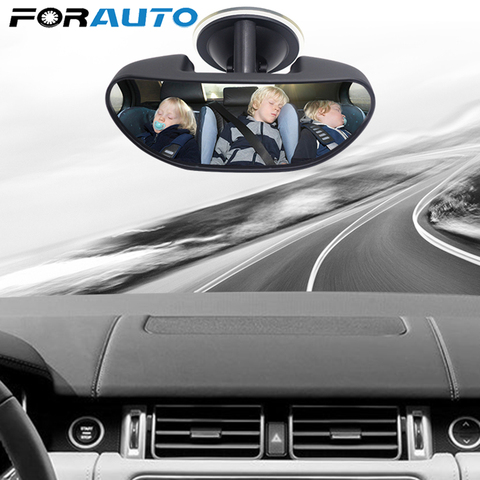 FORAUTO Baby Mirrors Car Back Seat Baby View Mirror Rotation Adjustable Suction Cup Car Interior Rearview Mirror Interior Parts ► Photo 1/6