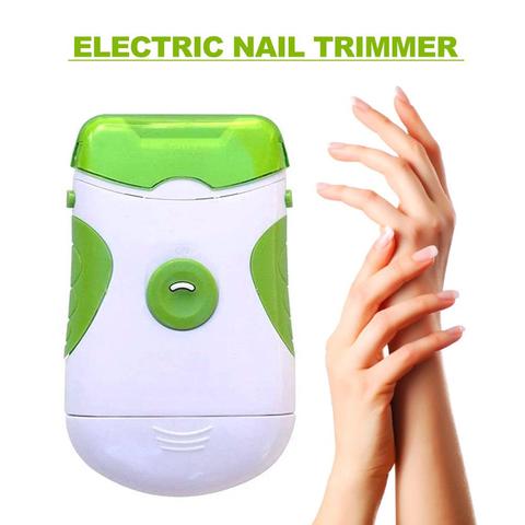 Portable Electric Nail Clipper Nail File Manicure Pedicure Sets With Removable Head And LED Lamp Nail Manicure Beauty Tools ► Photo 1/6