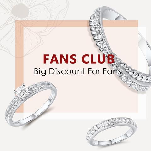 SANTUZZA Silver Rings For Women Genuine 925 Sterling Silver Sparkling CZ Trendy Elegant Party Fashion Fine Jewelry ► Photo 1/6