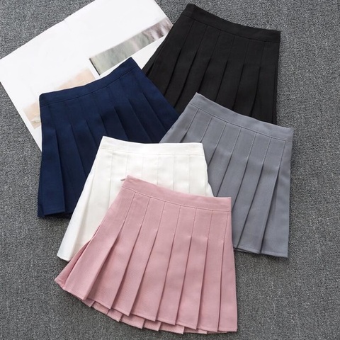 School Uniform Girls Skirts Performance Pleated Skirt Solid Children Clothes Baby Toddler Teenager Kids Bottoms 6 8 10 12 Years ► Photo 1/6