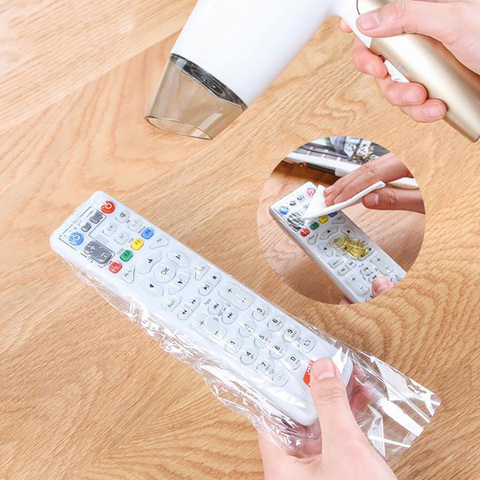 5pcs Plastic Remote Control Cover Heat Shrinkable Film Thermoplastic Waterproof Dustproof TV Air Conditioner Remote Control Case ► Photo 1/6