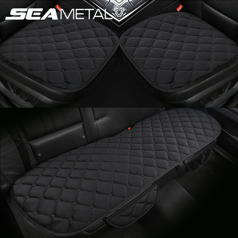 Car Seat Cover Winter Warm Velvet Seat Cushion Universal Front Rear Back Chair Seat Pad for SUV Vehicle Auto Car Seat Protector ► Photo 1/6