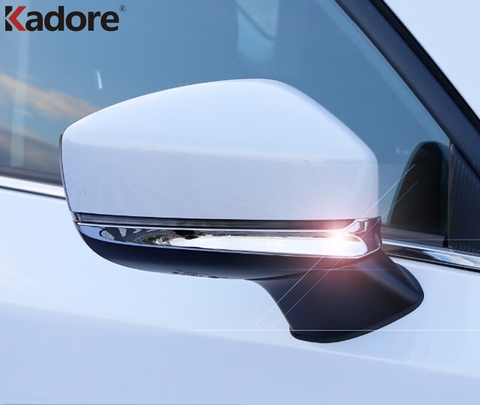 For Mazda CX-5 CX5 KF CX-8 CX8 2017-2022 Chrome Car Rearview Mirror Strip Cover Trim Decorate Frame Moulding accessories ► Photo 1/6