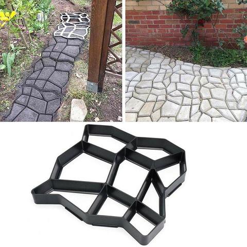 43*43 concrete DIY Stone plastic mold pathways paving concrete molds ► Photo 1/6