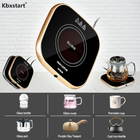 220V Cup Heater Electric Stove Hot Cooker Plate Boil Water Hot Tea Maker Coffee Milk Warmer Heating Pad Insulation Base Coaster ► Photo 1/6