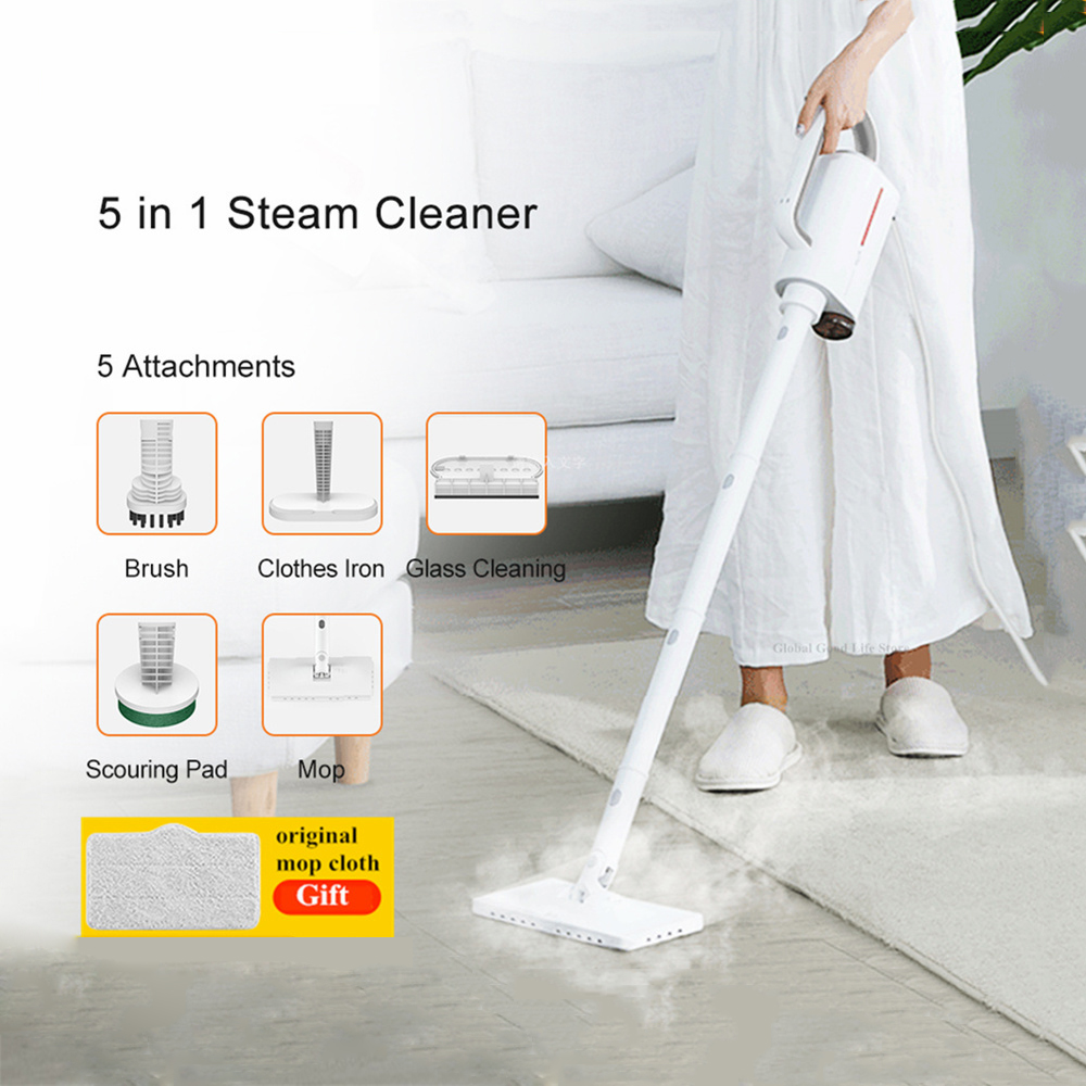 Floor Mop Microfiber Squeeze Mops Wet Mop with Bucket Cloth