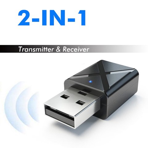 ONLENY Bluetooth 5.0 Audio Receiver Transmitter Mini Stereo Bluetooth AUX RCA USB 3.5mm Jack For TV PC Car Kit Wireless Adapter ► Photo 1/6