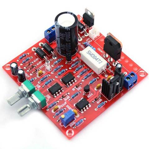 Red 0-30V 2mA-3A Continuously Adjustable DC Regulated Power Supply DIY Kit for school education lab ► Photo 1/2