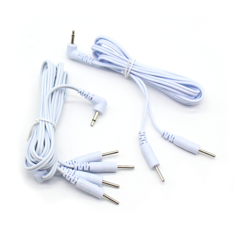 2 Pins & 4 Pins Head 2.5mm Plug Type Electrode Cable Line Wire For Tens Acupuncture Electrical Nerve Muscle Stimulator 2way 4way ► Photo 1/6