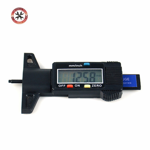 Newest Digital Tyre Depth Gauge Tread Checker Motorbike Tire Tester Car Brake Shoe Wear Gauge Free Shipping ► Photo 1/6