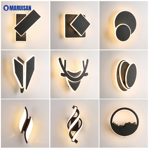 Modern Wall Lamps For Rotation Living Room Lights Bedroom bedside Aisle Corridor Foyer Hall Spin Indoor Lighting Home fixtures ► Photo 1/6