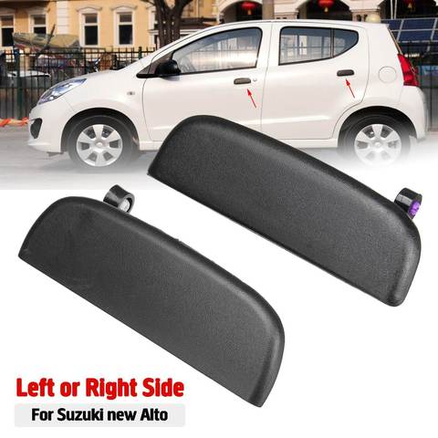 Car Front Rear Outer Exterior Door Open Handle Outside Door Knob Left Right Black For Suzuki New Alto ► Photo 1/6