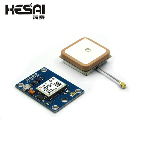 GY-NEO6MV2 New GPS Module NEO-6M NEO6MV2 With Flight Control EEPROM MWC APM2.5 Large Antenna for arduino ► Photo 1/4