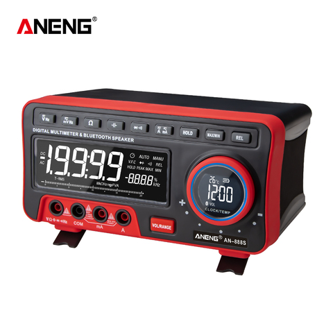 AN888S LCD Display Bench Type Digital Multimeters Volt Amp Ohm Capacitance Hz 19999 Counts Automatic Range Tester High-Accuracy ► Photo 1/6