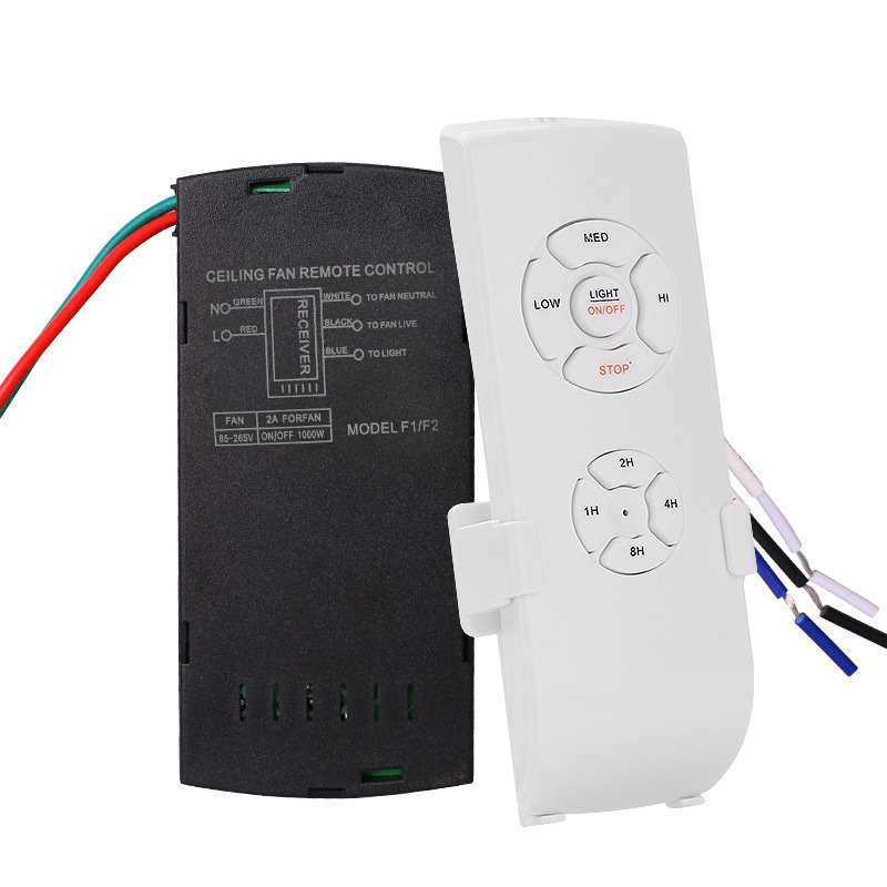 100-220V Fan Light Universal Controller Wireless Remote Control Speed Controller 