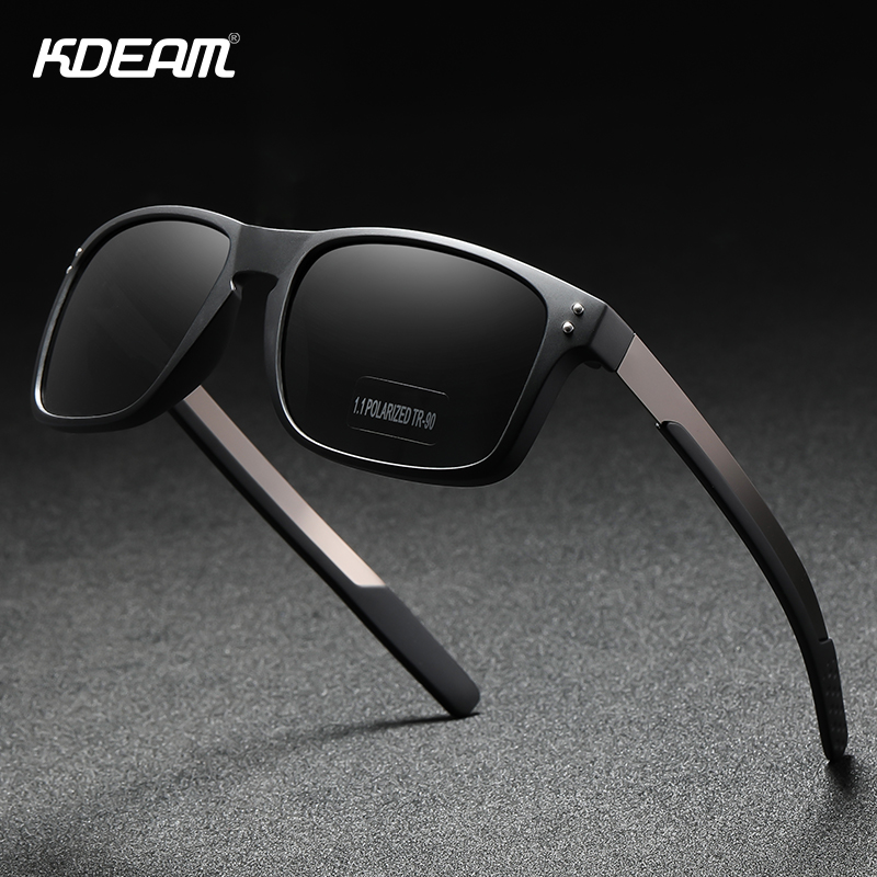KDEAM Men Metal Polarized Sunglasses Outdoor Driving Fishing Fashion Glasses New 