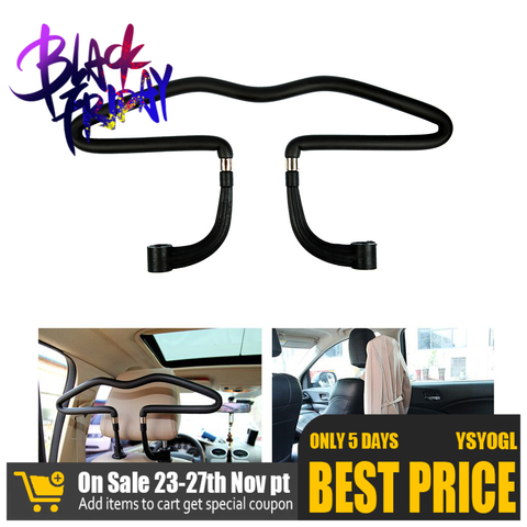 Seat Hangers Car Auto Seat Headrest Clothes Hanging Holder Stand Jackets Bags Coat Hangers Holder Hook Car Accessories tools ► Photo 1/6