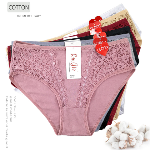 Lace Panty Panties Underwear  Lace Underwear Briefs - 4pcs/lot Panties  Woman - Aliexpress