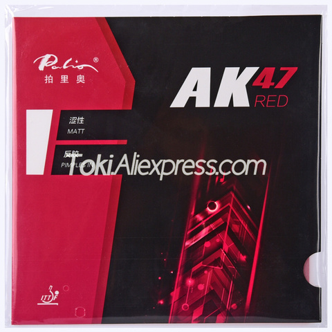 PALIO AK47 RED / BLUE AK-47 / AK 47 Table Tennis Rubber Original PALIO AK47 Ping Pong Sponge ► Photo 1/6