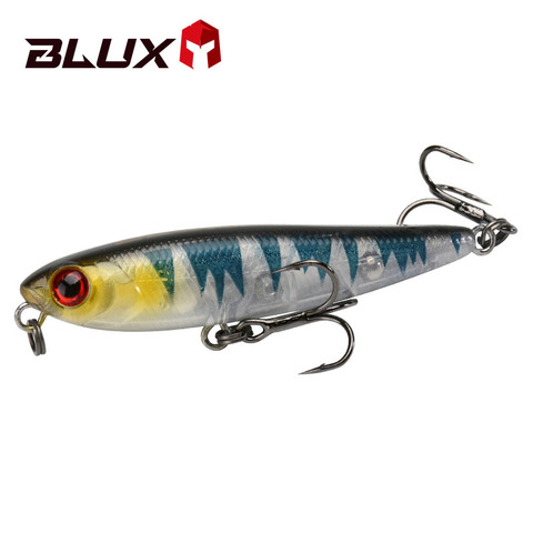 BLUX Floating Pencil WTD 55mm 3.8g Topwater Fishing Lure Freshwater Walk The Dog Artificial Hard Plastic Bait Trout Bass Tackle ► Photo 1/6