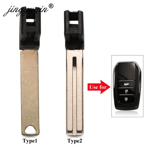 jingyuqin New Smart Remote Key Insert blank Fob for Toyota Highlander Land Cruiser RAV4 Car Key Fob Uncut Blade ► Photo 1/4