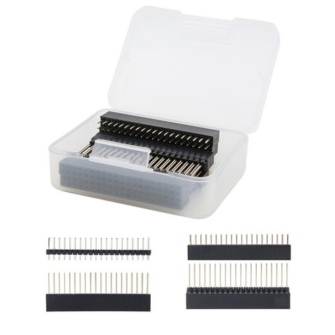 Raspberry Pi GPIO Stacking Extender, 2x20 40 Pin Stacking Female Header Kit for Raspberry Pi 4B/3B+/3B/2B/B+/A+/Zero(Zero W) ► Photo 1/5