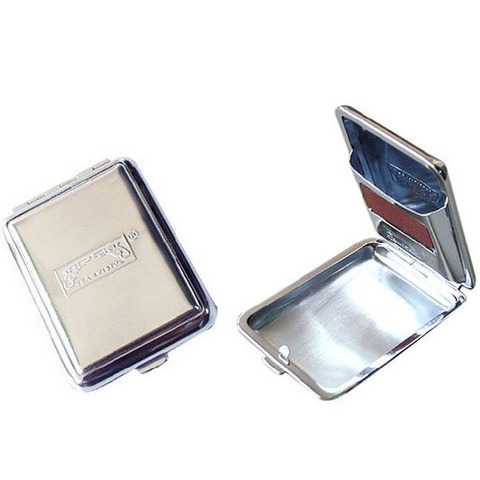 Metal Match Box Case (Internal Plastic) Match Packaging Matches 56mm*13mm*36mm ► Photo 1/6