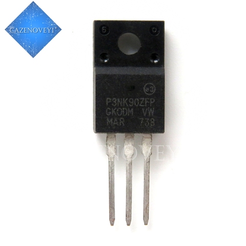 10pcs/lot STP3NK90ZFP P3NK90ZFP TO-220F 900V 30A new original In Stock ► Photo 1/1