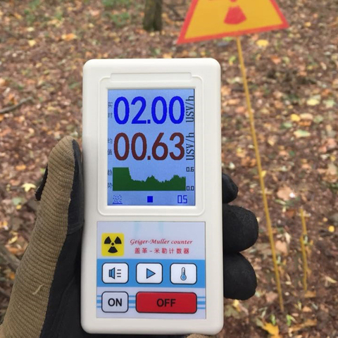 KKMOON Dosimeter Geiger Counter Nuclear Radiation Detector X-ray Beta Gamma Detector Geiger Counter Radioactivity Detector ► Photo 1/6