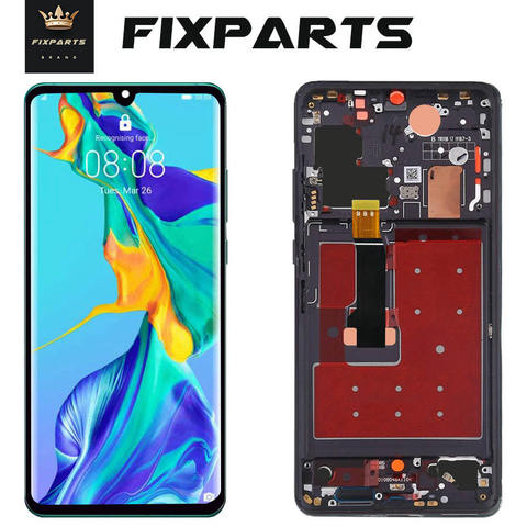 TFT LCD for HUAWEI P30 Touch Screen For Huawei P30 Pro LCD Display Digitizer For P30 Pro VOG-L29 ELE-L29 MAR-LX1M No fingerprint ► Photo 1/6