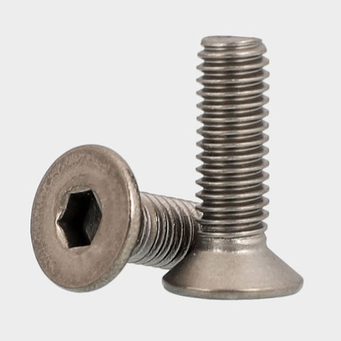 10-20pcs/lot M2 M2.5 M3 M4 M5 M6 DIN7991 Pure Titanium hexagon socket countersunk / flat head screw Ti screws ► Photo 1/3