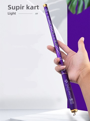 VBONI Telescopic Mini Fishing Rod Carbon Fiber 1.8/2.1/6.3m  Ultra Light Stream Fishing Pole Hand Rod Carp Fishing Feeder Rod ► Photo 1/6