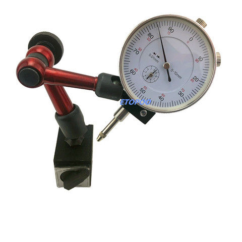 Mini Universal Flexible stand with Dial Test Indicator Magnetic Base Holder Stand Magnetic Correction Gauge Stand dial indicator ► Photo 1/6