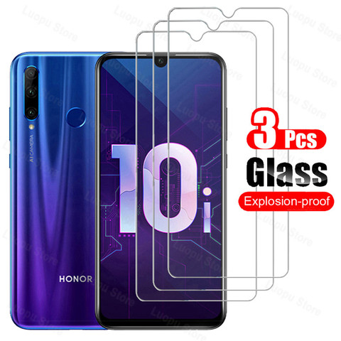3PCS Tempered Glass for Honor 10i 20 pro 20 lite 8X 9X 9 8 lite Screen Protective Glass for Huawei Honor 8X 9 20 pro 10i Glass ► Photo 1/6