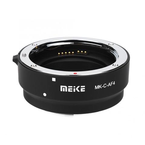 Meike MK-C-AF4 Auto Focus Lens Adapter Ring for Canon EOS-M Mount Mount Mirrorless Cameras to Camera EF EF-S Lens ► Photo 1/6