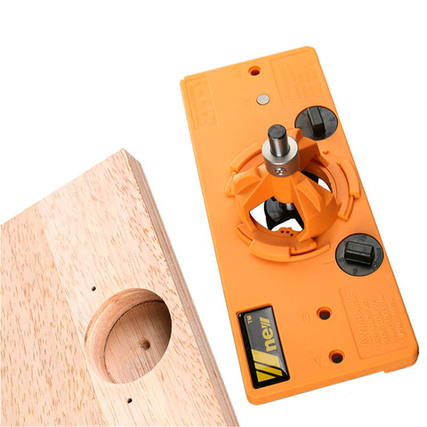 NEW Concealed 35MM Cup Style Hinge Jig Boring Hole Drill Guide + Forstner Bit Wood Cutter Carpenter Woodworking DIY Tools ► Photo 1/6
