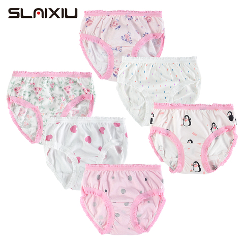 12Pcs/Lot Girls Underwear Briefs Panties Kids Children Shorts For