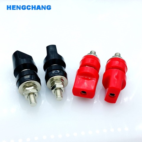 M6 6mm large current Terminal Binding Post with 4mm banana socket for inverter Voltage regulator electric welding machine 4pcs ► Photo 1/6