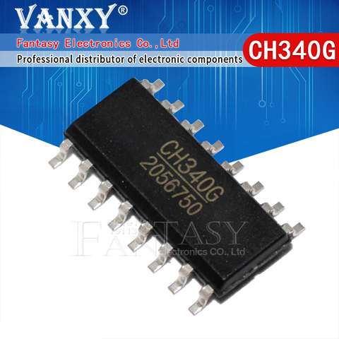 5PCS CH340G SOP16 340G SOP-16 CH340 SOP Original  IC R3 Board Free USB Cable Serial Chip ► Photo 1/3