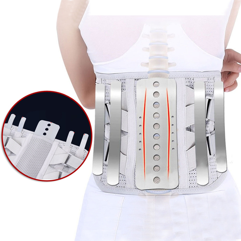 Health Care Orthotics Belts Adjustable Double Pull Posture Corrector Brace Lower Back Lumbar Support Belt Corset Plus Size ► Photo 1/6