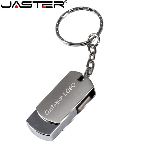 JASTER Portable Metal usb flash drive Pendrive 64GB 32GB 16GB 8GB 4GB pen drive mini flash USB memory stick customer logo ► Photo 1/6
