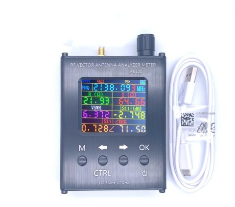 Free shipping PS100/PS200 N1201SA+ 35MHz - 2.7GHz UV RF Antenna Analyzer SWR Meter Tester with Aluminum Alloy Shell ► Photo 1/6