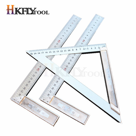 300MM Aluminum alloy square ruler right angle 90 Turning ruler Woodworking ruler Steel turning ruler measuring tools gauge ► Photo 1/6
