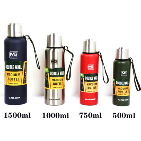 UPORS Large Capacity Stainless Steel Thermos Portable Vacuum Flask